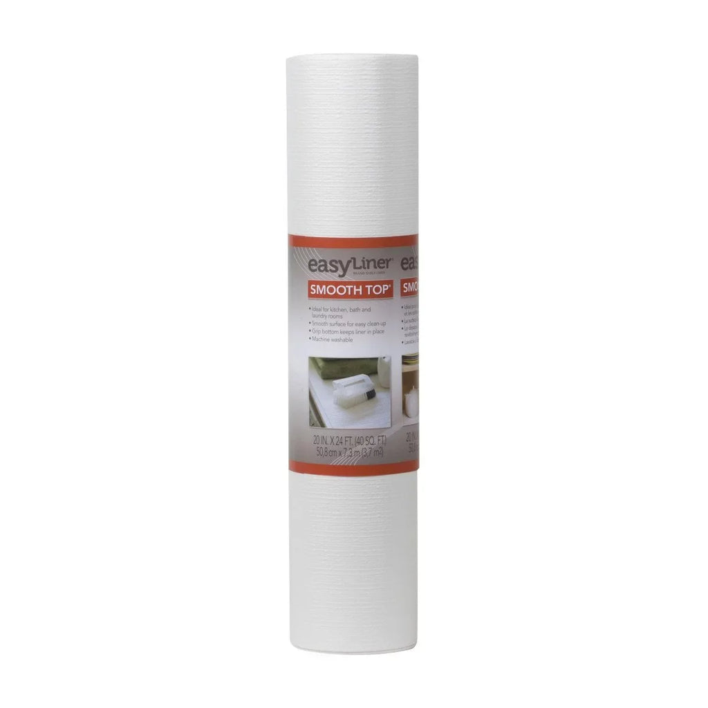 Smooth 281872 Shelf in. Easy Top x 2 24 Liner, ft. Count 20 Duck Non-Adhesive White,
