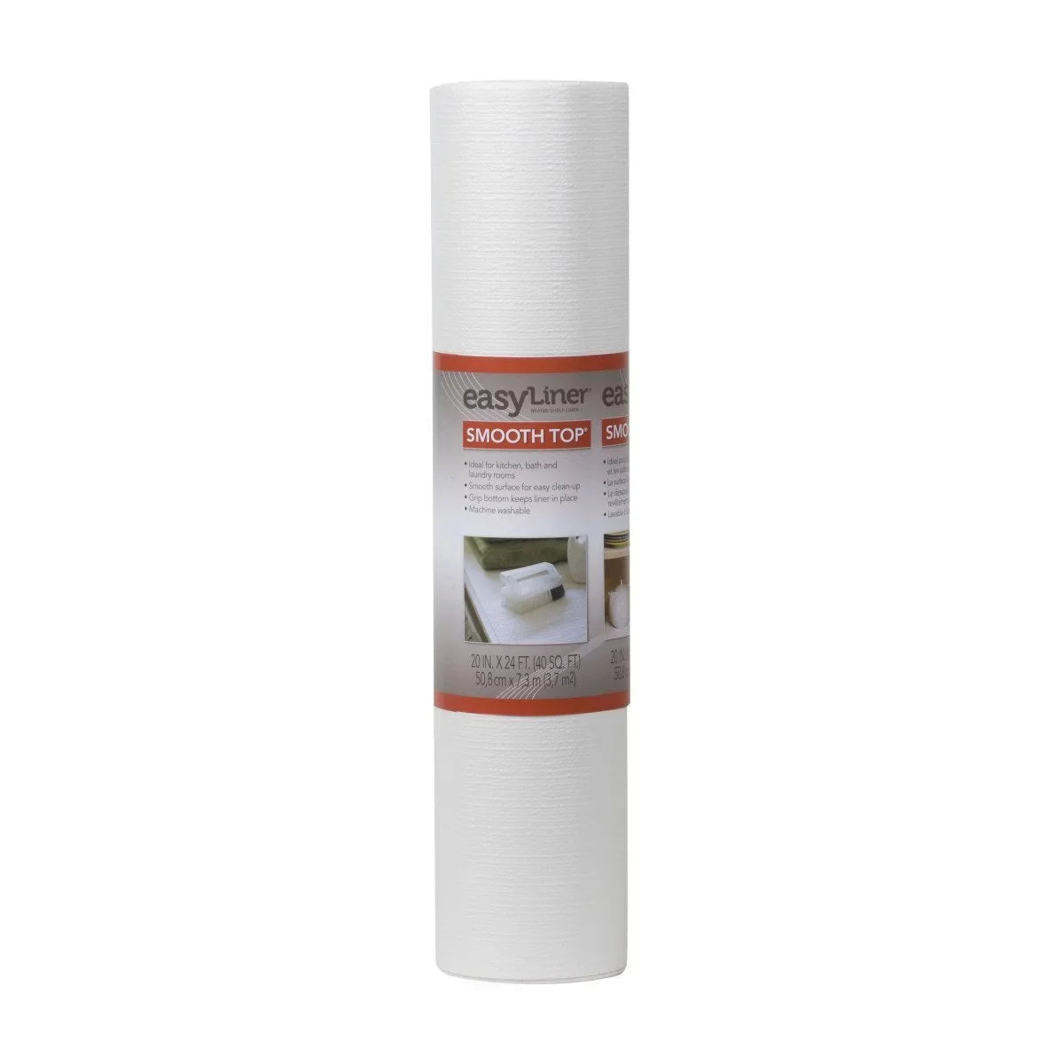 Smooth 281872 Shelf in. Easy Top x 2 24 Liner, ft. Count 20 Duck Non-Adhesive White,