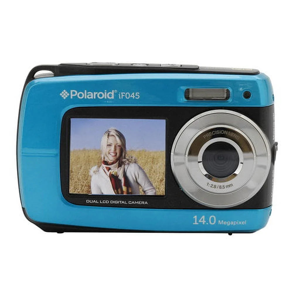 Camera IF045-BLUE Water Polaroid Screen Dual Proof