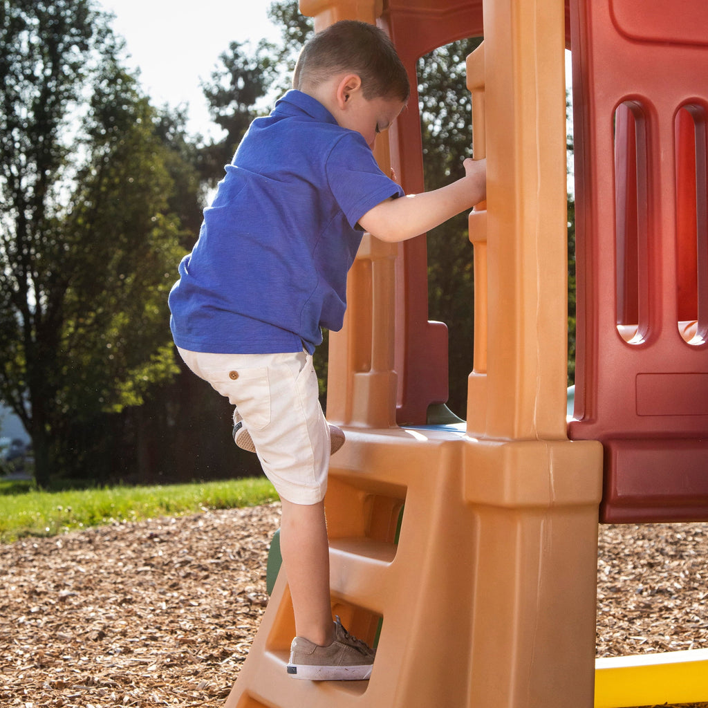 Play Up Double Toddlers Step2 Climber, Slide