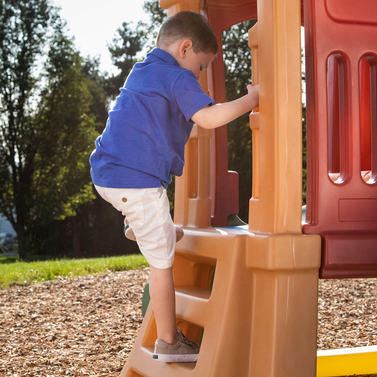 Play Up Double Toddlers Step2 Climber, Slide