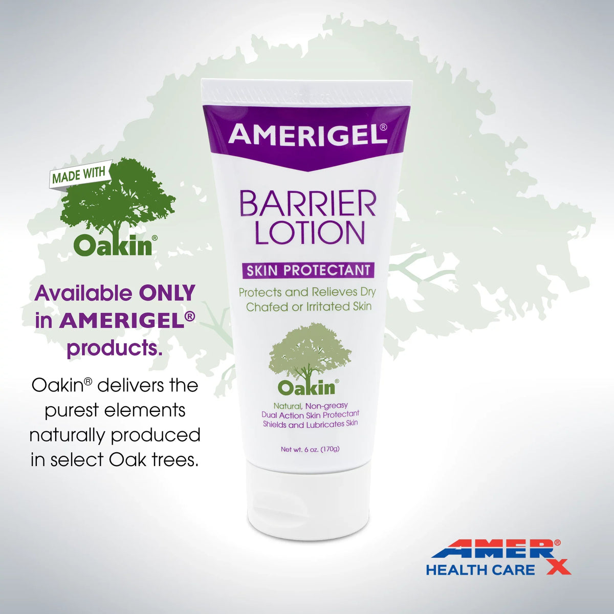 All Tube) Chaffed Lotion Skin Skin Invisible | Types - (6 Protectant AMERIGEL oz. Skin Barrier |