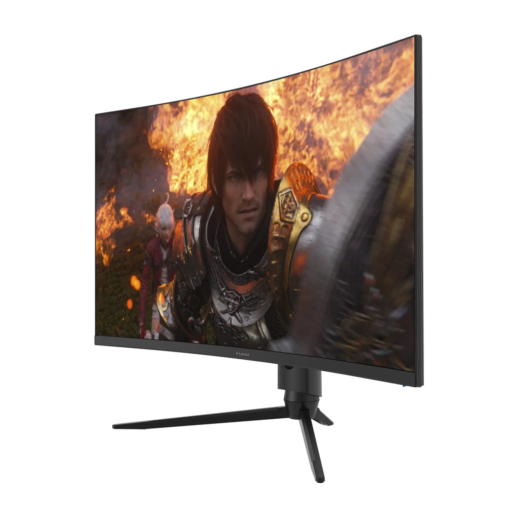 Gaming VA, FreeSync™ Premium Enabled FHD AMD HDR, Curved 240Hz, (FGM-32C545) 32" 1ms, Monitor Funai