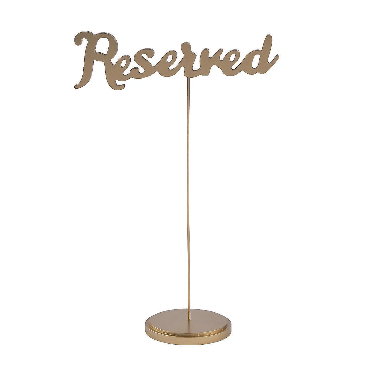 '- Reserved Gold Calligraphy 6 Supplies Signs Table Pieces Party -