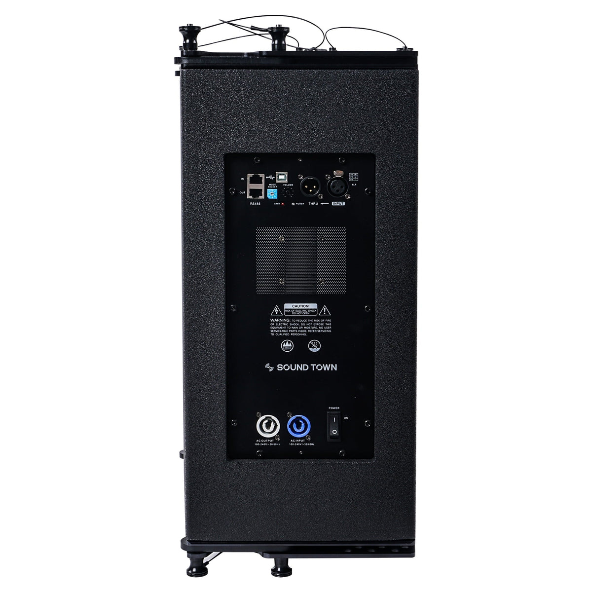 for Array Stages, 1 and Sound ZETHUS X System Black Town Speaker Series Powered Four 10-inch Line Clubs, Schools Speakers, Bars, Compact Restaurants, Array with Churches Line