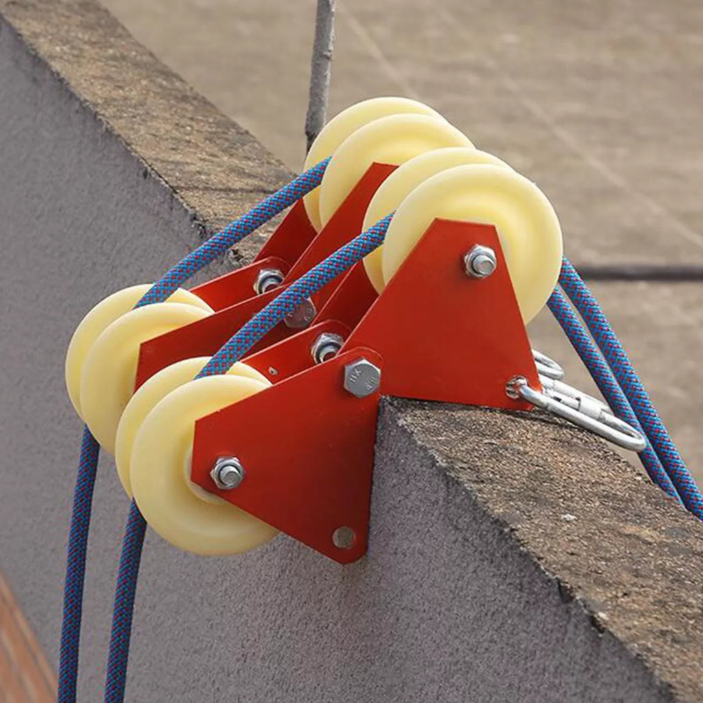 Wheels Rock Hiking Abseiling Double Climbing Wear-Resistant Mountaineering Descending Rope Outdoor Accessories
