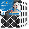 AC Air MERV AIR. USA & Filter 700 CLEAN HVAC Filter Made Carbon Pack 5 Furnace by Odor MPR 20x24x1 WICKED FILTERS Premium Eliminator 8 AIRX Filters 20x24x1 6 Comparable to FPR