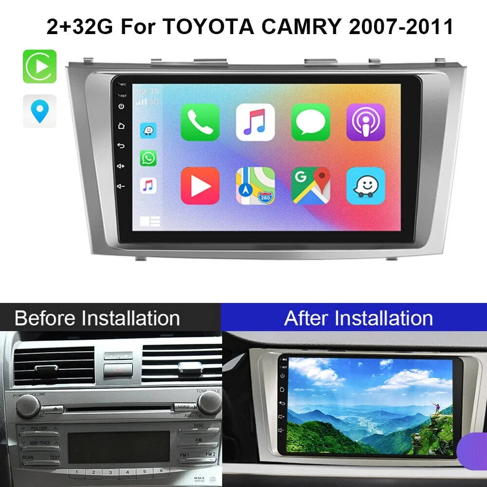 Radio 11 Jahy2Tech Auto Touch HD Camry 2006-2011 for IPS Inch 2+32G Android CarPlay Car Stereo, Android Wireless Car Screen 9