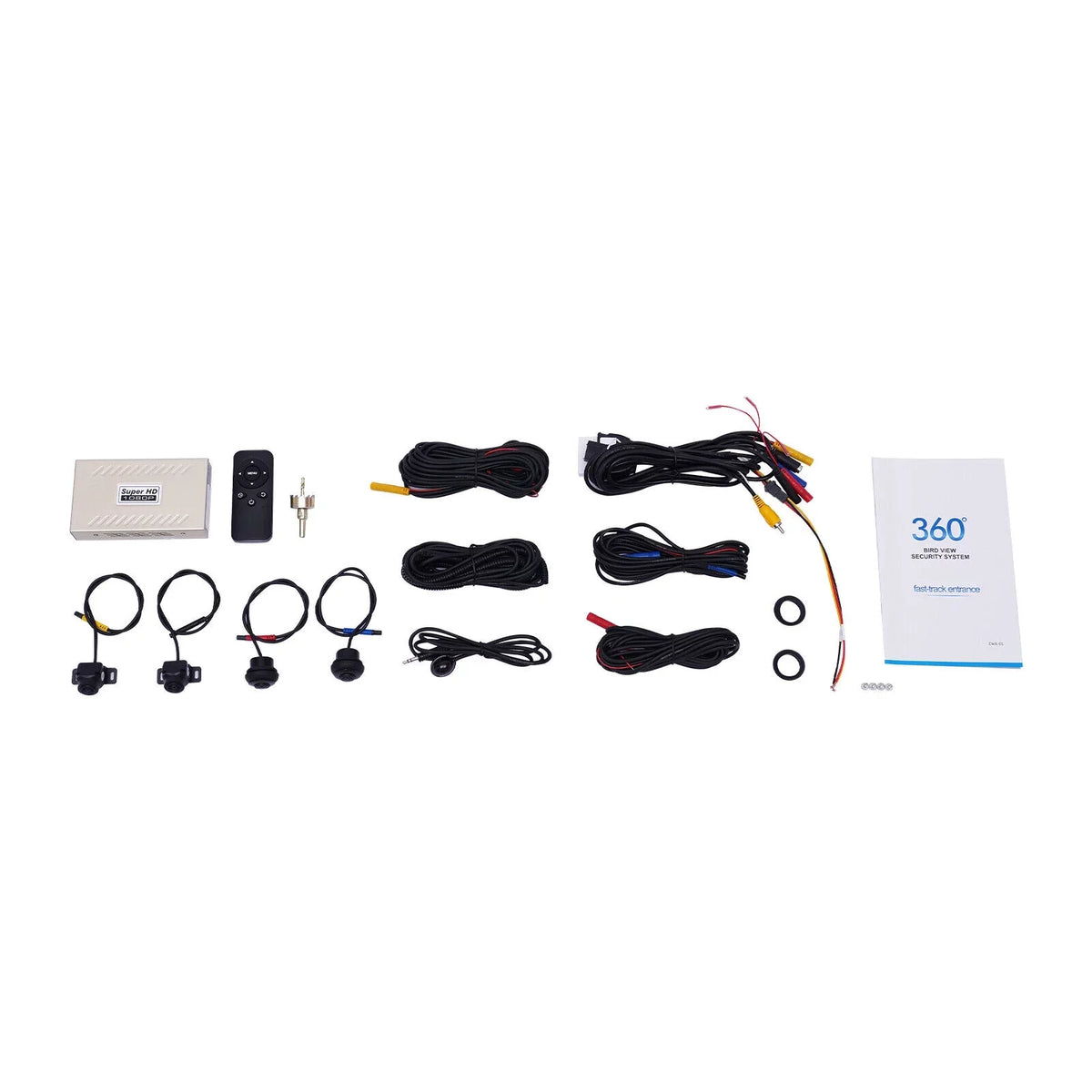 DVR Camera Recorder Image 360° Video CMOS Cam Sensor FETCOI Car Lens Dash Rear