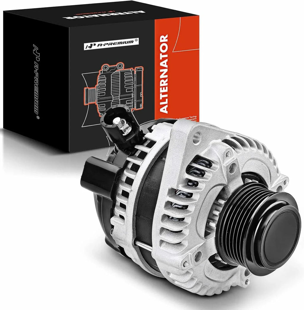 2012-2014, Ridgeline 6-Groove Replace# A-Premium 2011-2013, V6 12V Alternator Compatible 2012-2015, 3.5L, Odyssey CW with Pulley, Pilot 31100-RV0-A01 Honda 130Amp