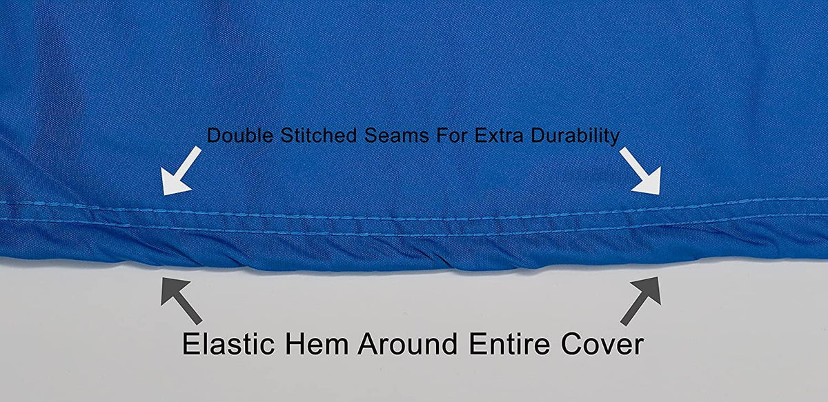 Weatherproof Weather from - Jet - Rain Trailer STS Contour Protect Color Straps Ski for Storage & All 900 Bag - Custom Includes Trailerable Cover - Blue/Black & Fit Kawasaki Sun! 2001-2002