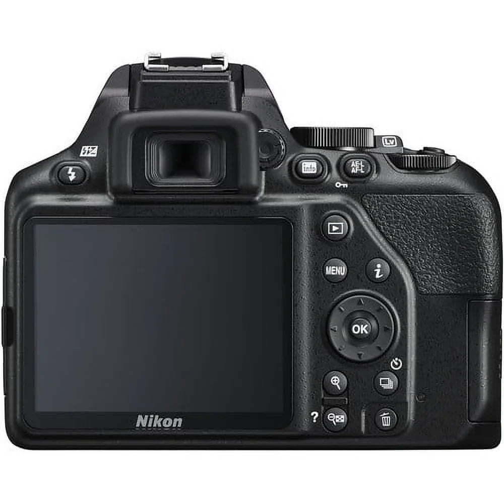 24.2MP Camera D3500 - 12PC DSLR Bundle Nikon 1590 VR Lens 18-55mm Accessory with