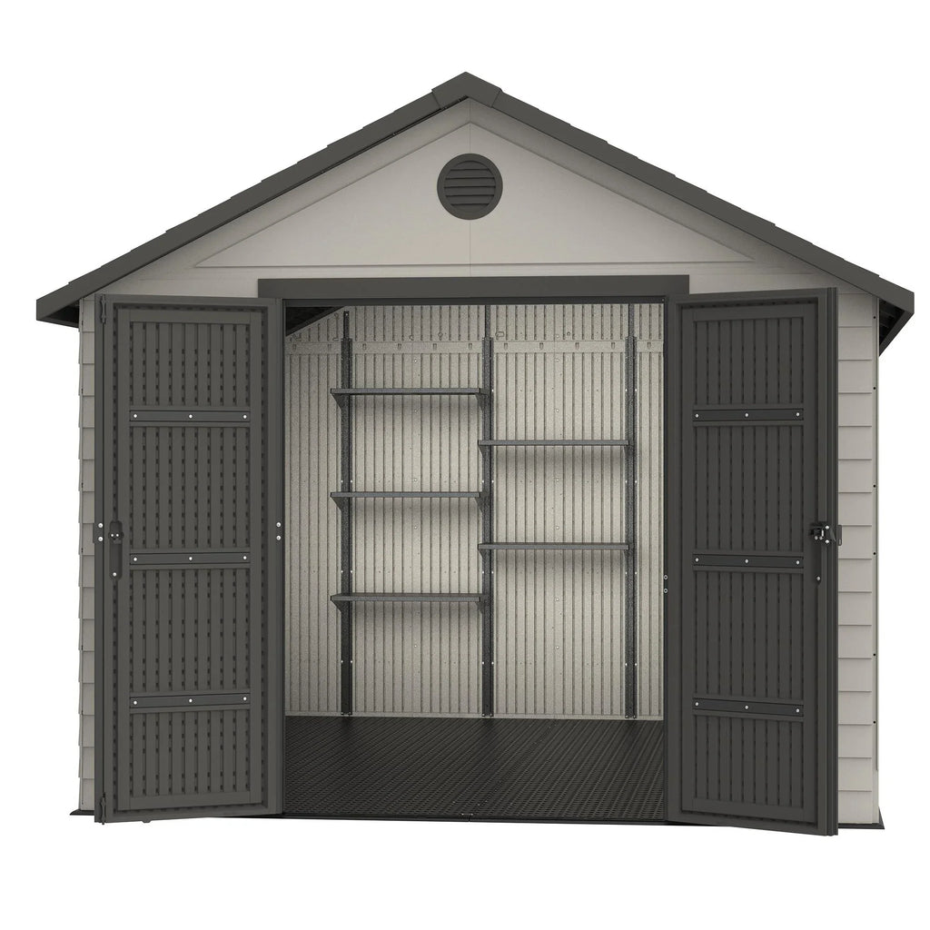 (60447) Accessory 14x30 Accessory Shed Lifetime 5-Piece Shelf Kit