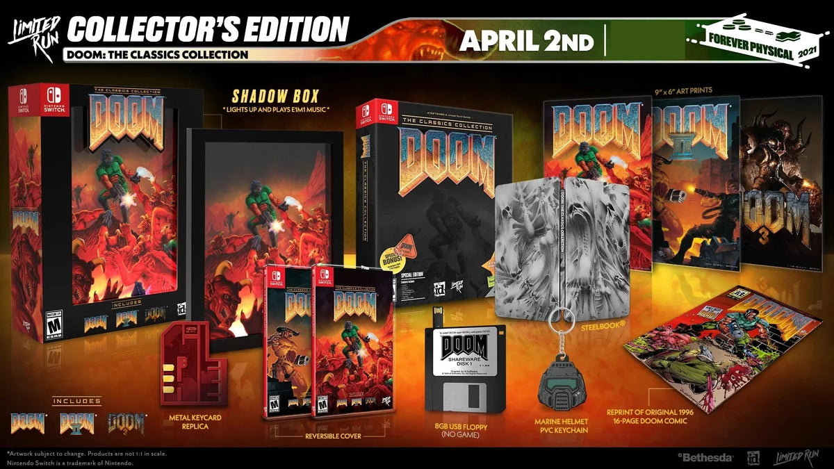 DOOM: Limited Run Classics Collection Edition [Nintendo Collector's #102 - The Switch] -