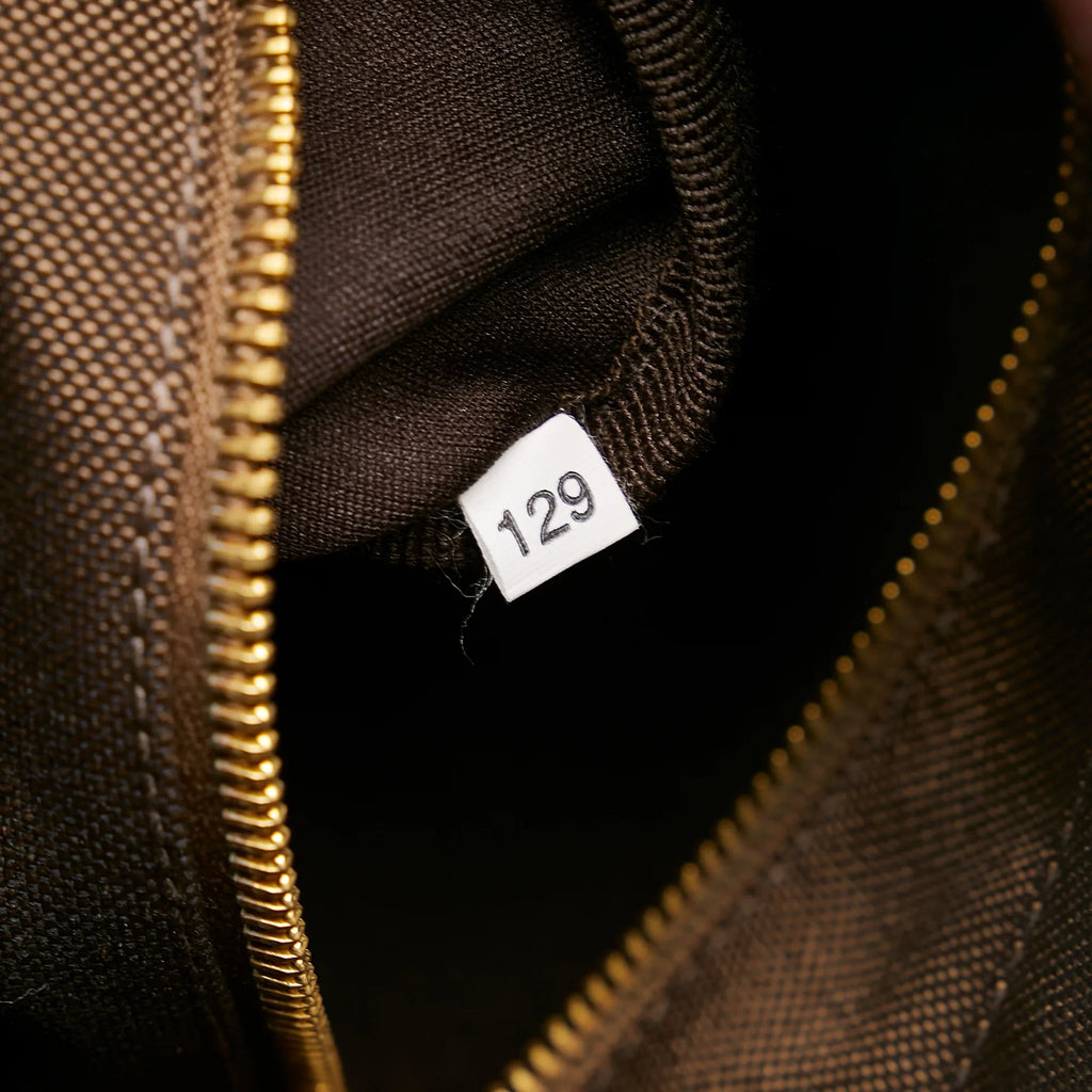 (Good) Unisex Brown Canvas Authenticated Logo Fabric Crossbody Crossbody Prada Pre-Owned Bag Canapa