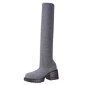Length Work 11 Women Ladies Buckle Women on Heeled for Winter Long Sock PMUYBHF Boots Boots Pull Knee Minimalist Boots Boots Boots Size Snow Waterproof