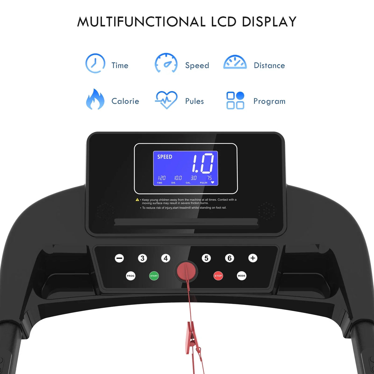 Under Desk Treadmills Pad, Durable for Bluetooth Treadmill, FLIMDER Speaker Treadmill & Designed 300LBS Beautifully Folding Home Installation-Free with Walking Sturdy Capacity,