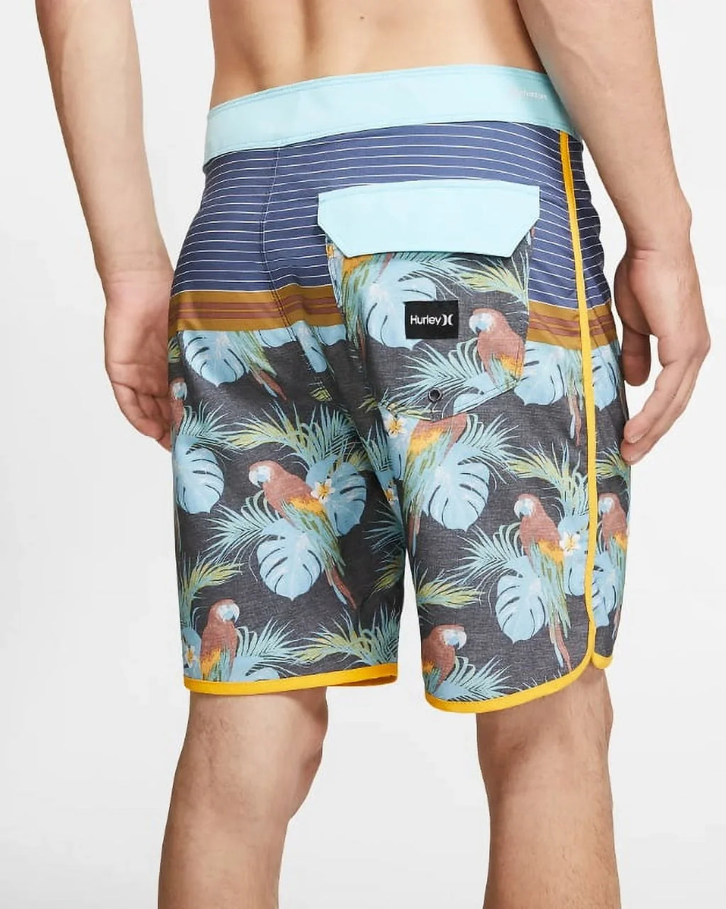 Sierra 34 Hurley Blue Phantom Trunks 18"