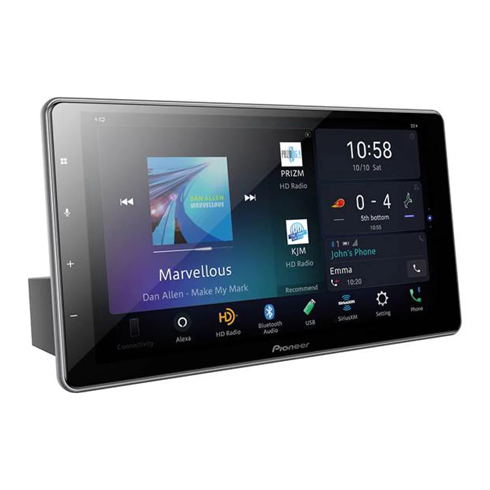 Pioneer Receiver 9" Digital & 1-DIN Camera Plate DMH-WT7600NEX New License Media