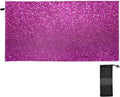 Towel, Dry Quick Shower Pool Towel Swim Bestwell Towel Texture Beach Glitter Sand Free Oversized Yoga Microfiber Lightweight Bath Blanket, Multipurpose 30”X60” Towel Thin