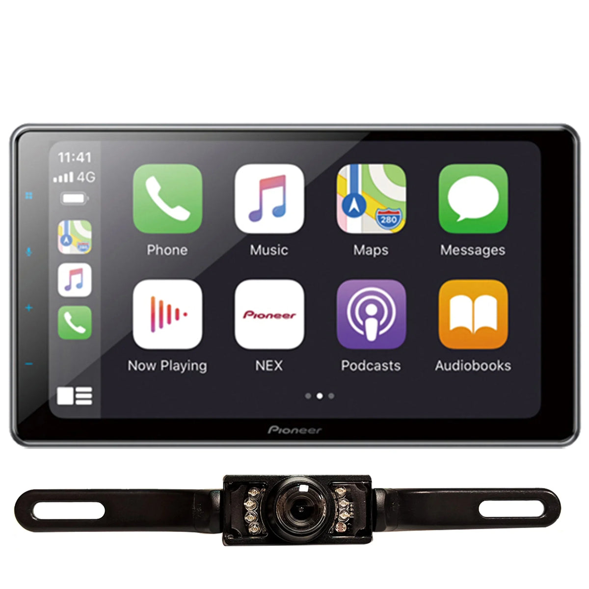 Pioneer Receiver 9" Digital & 1-DIN Camera Plate DMH-WT7600NEX New License Media