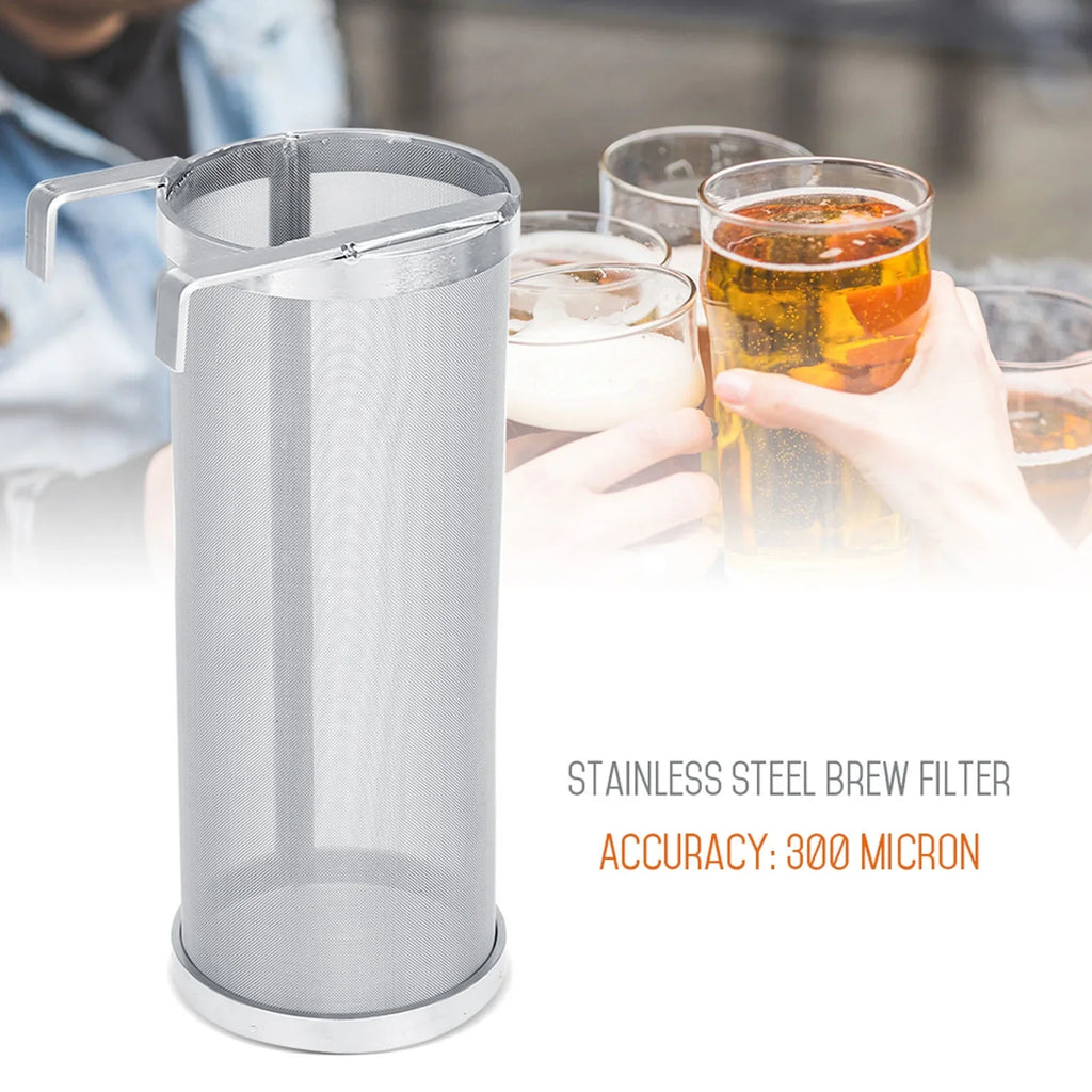 Mesh Micron Homemade Filter Filter,300 Beer 25.5cm) Hop Strainer 10 Stainless Brew : Regun (Size Steel Brew