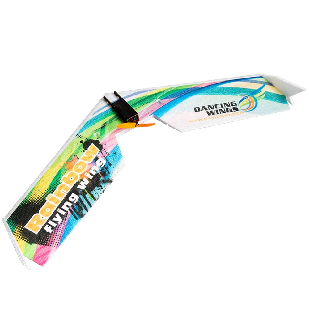Rainbow 800mm KIT V2 Delta E0511 Wing Tail-pusher Wing Airplane Hobby Wingspan Flying Dancing Aircraft RC