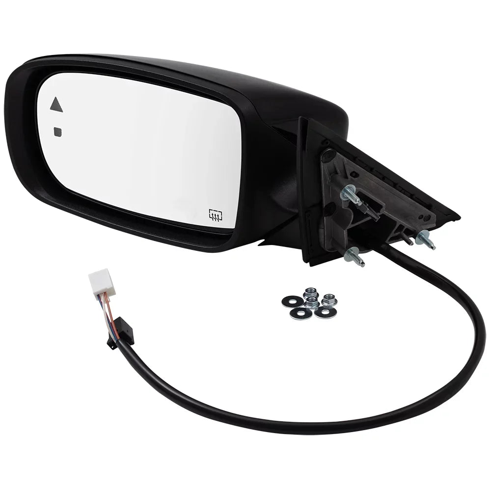 Heated Replacement Driver Compatible Spot with 2011-2018 Mirror Charger View 1TG41DX8AJ Blind Detection Side Power
