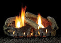 Logset IP 18" NG Aged Stacked Oak VF Glaze with Burner, Slope