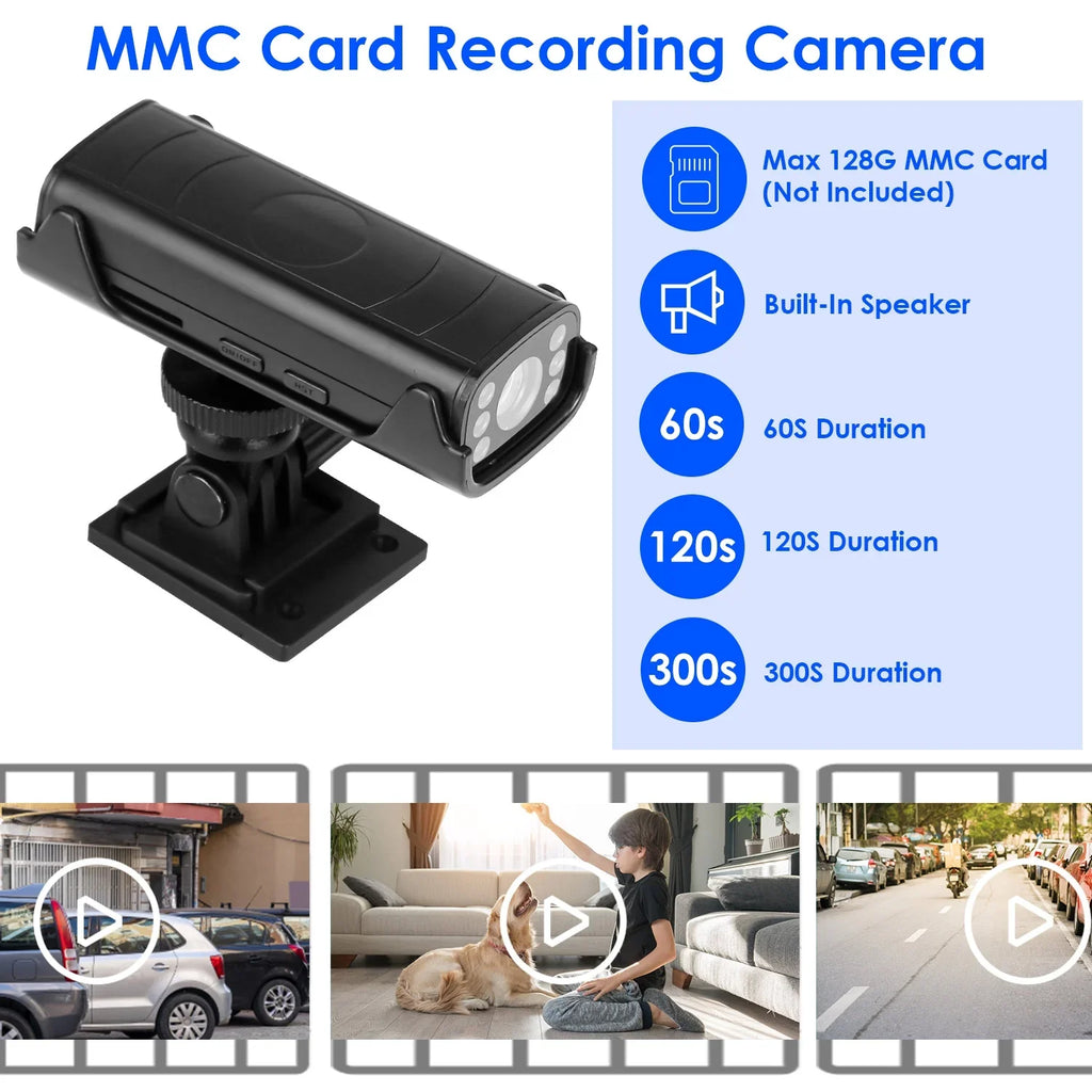 for Car RVs Night Camper Camera Adhesive Built-in Base Rear Waterproof with Wireless Camera Trailer Vision Backup Camera Battery iMounTEK Trucks