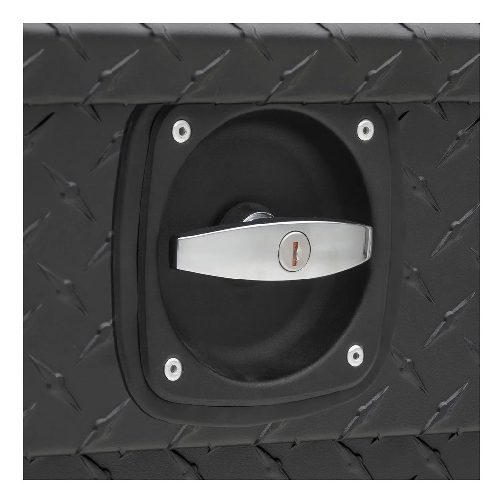 TOOLBOX MATTE Welding SECURE BLACK RAIL SL-72-LP-MB-R UWS/United WITH LOCK Services UWSSL-72-LP-MB-R LOW PRO 72IN