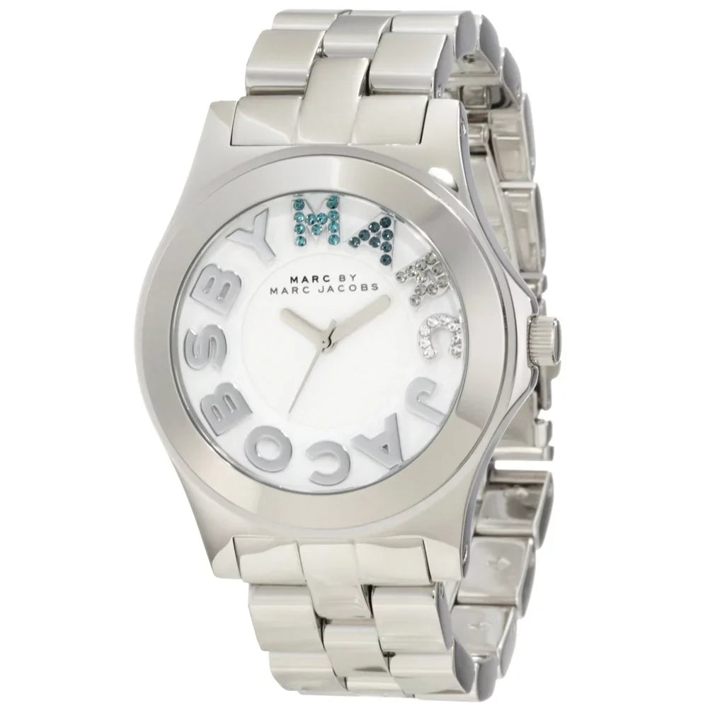 Watch Women's Jacobs Rivera Marc Stainless Dial Marc wristband MBM3136 Steel White by