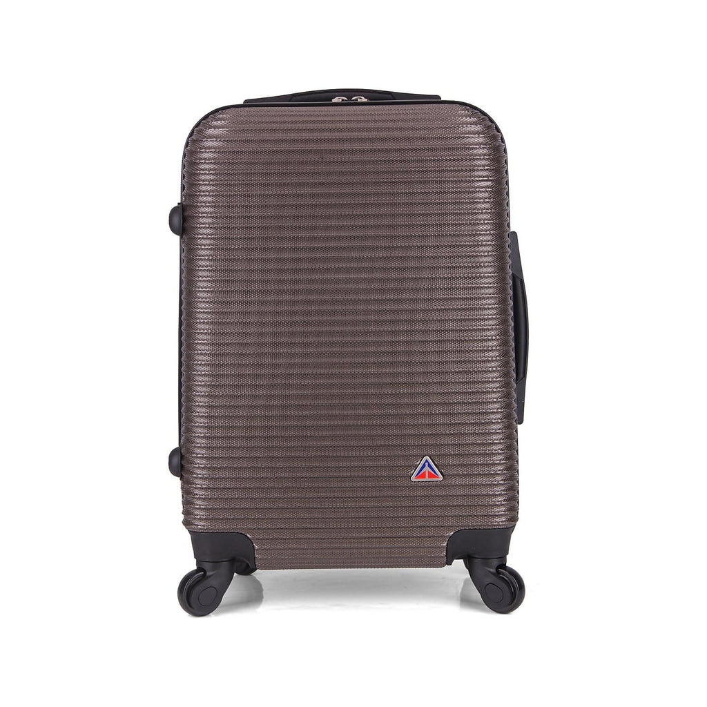 Royal Carry-On (IUROY00S-BRO) InUSA Luggage Brown Plastic PC/ABS