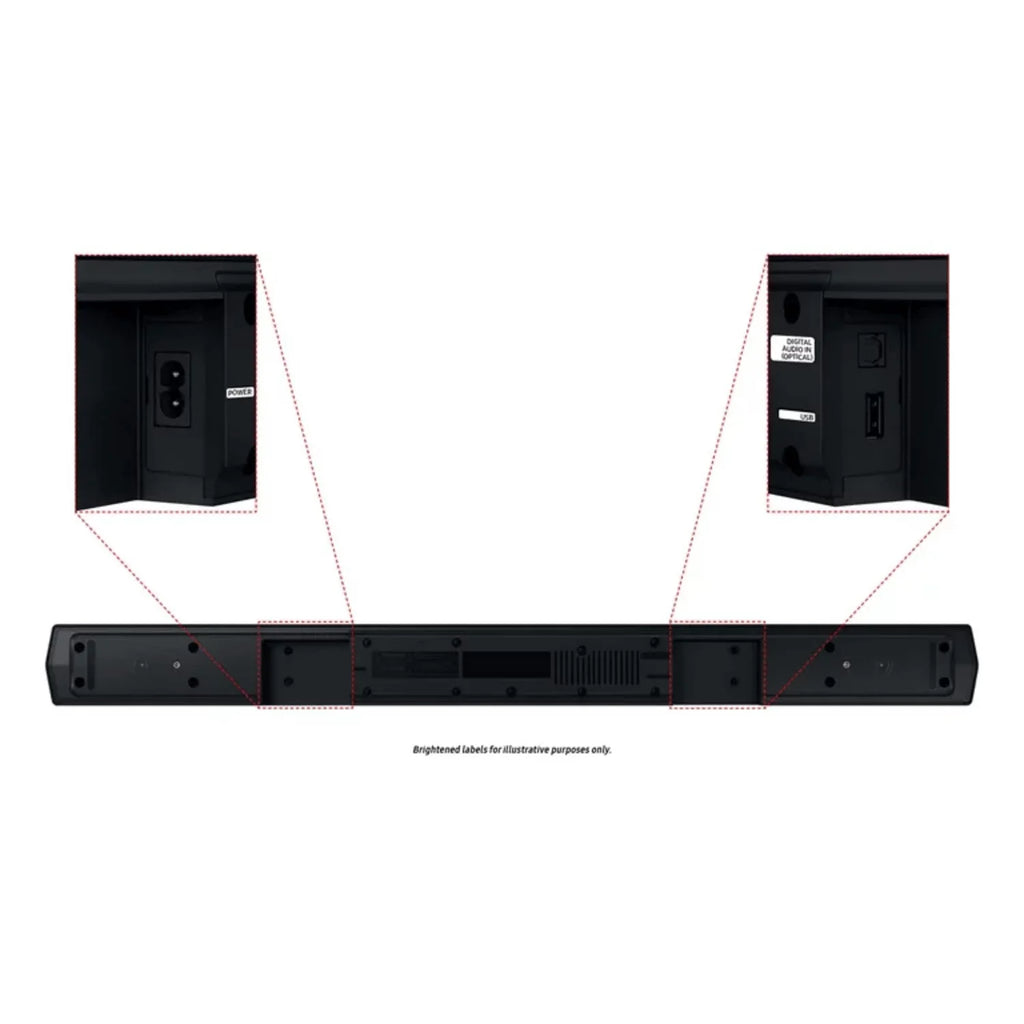 Subwoofer and 4.1.ch (Refurbished) Speakers Rear B-series HW-C47M/ZA Soundbar Restored w/