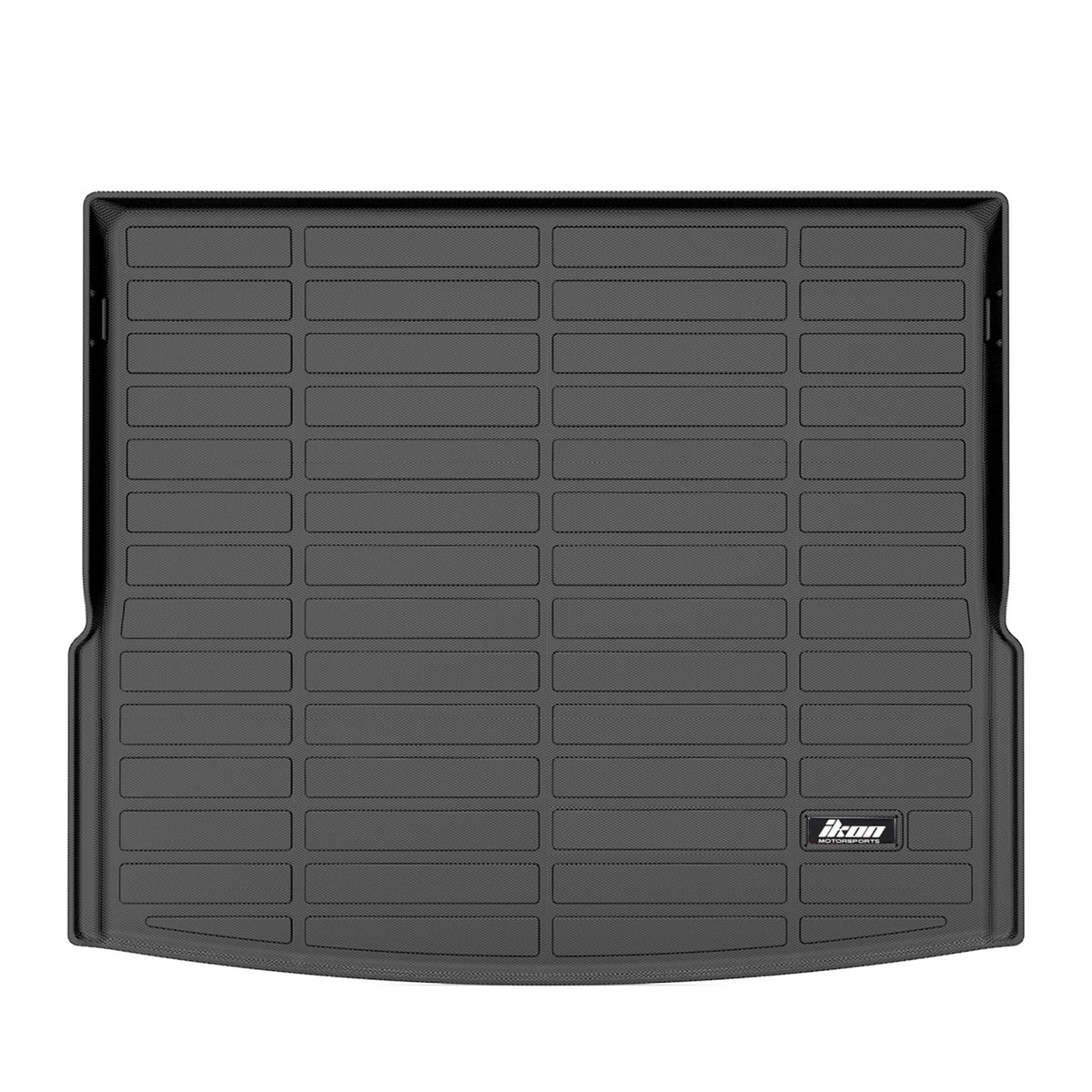 Black Car Liners U11 Cargo Mat Full Anti-Slip with Trunk 2023-2024 All + Ikon Trunk 4PC Weather 3D Motorsports Compatible Interior Floor Waterproof Mats Floor Tray TPE Mats Accessories X1 Set Rear