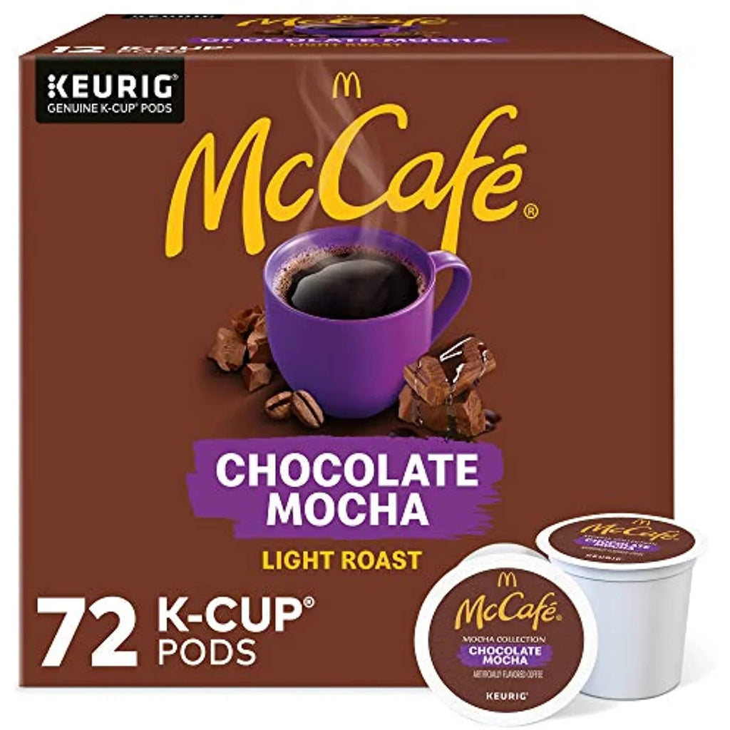 Count Coffee Single Flavored Coffee, Serve K-Cup Chocolate Mocha, Pods, 72 Mccafe Keurig