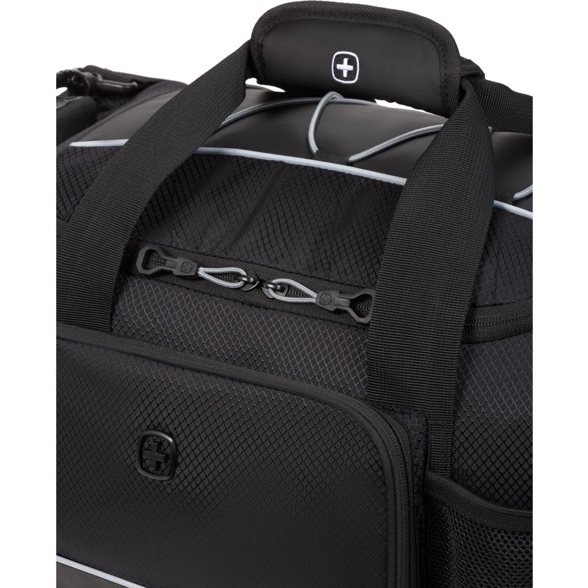(Duffel) SwissGear Carrying 9000200006 Rugged Black Dobby Essential, Case Travel Apex