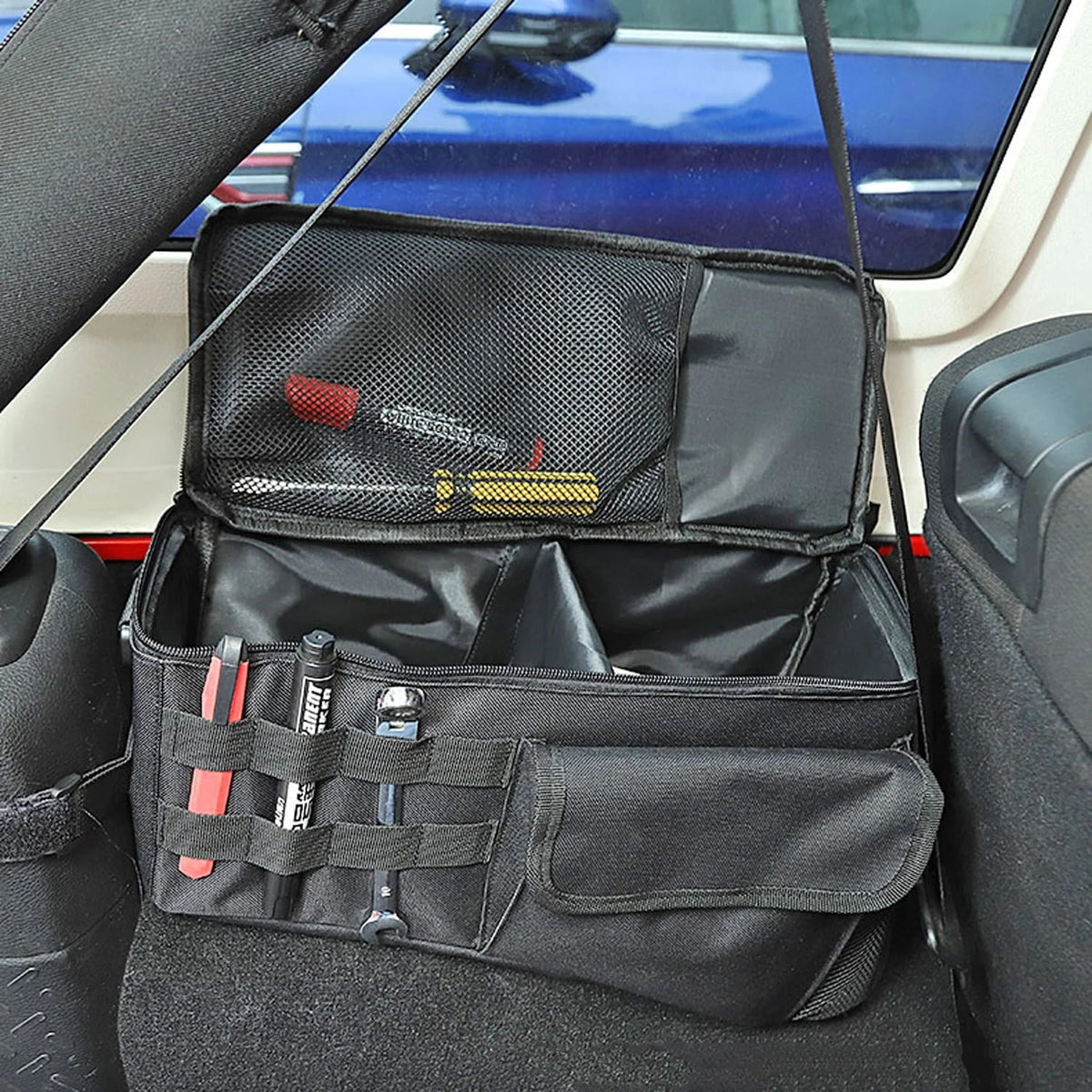 4 Tidying Side Interior JL JK Car 2024 Doors for Accessories Bag Tray Tool Jeep Organizer 2007-2024 Stowing