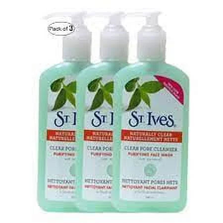 Tree Pore Ives ST. Cleanser Oil(200ml) Wash 3 pack Face With Tea of Clear Purifying