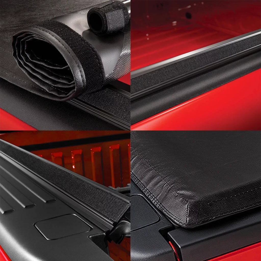 Bed Auto Chevy 5'3" 04-12 Bed Tonneau Roll Colorado Soft GMC Canyon Drive Cover / up Truck Fits