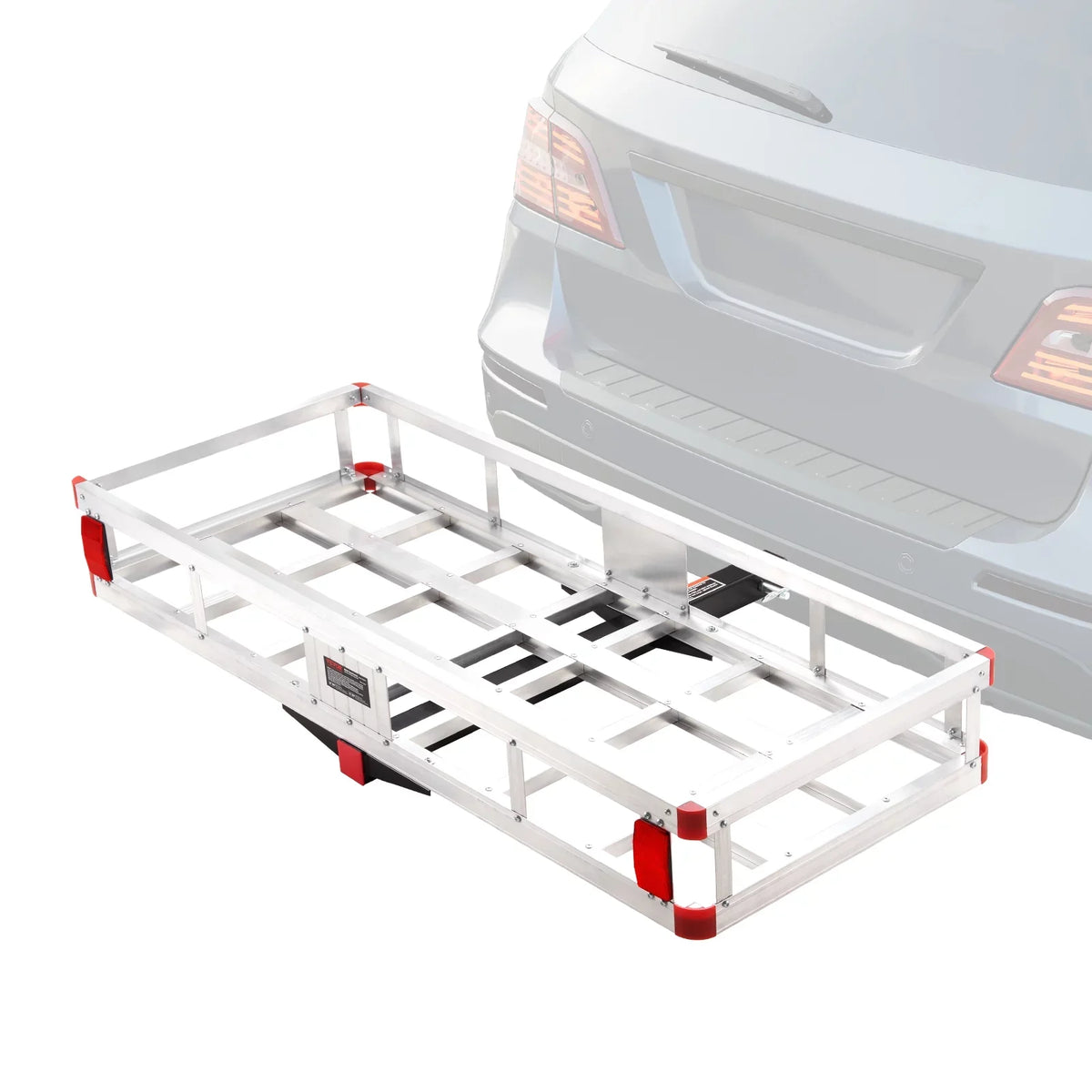Corrosion-Resistant Sedans 6 x 500lb for Hitch Cargo Carrier x Cargo Basket Vehicles 47 BENTISM Fits SUVs Aluminum 2" Receiver Mount in 20