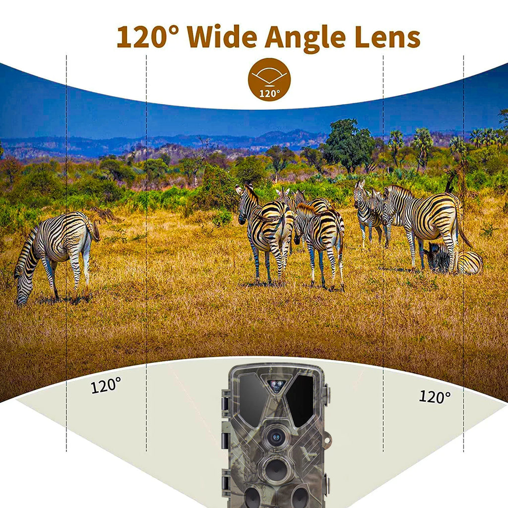 Waterproof TF 32GB Camera Monitors Trail Vision 36MP with Camera IR Trail Hunting LED Card 4K Trail Night Wildgame Wildlife SuntekCam Hunting with HC-812A Monitor