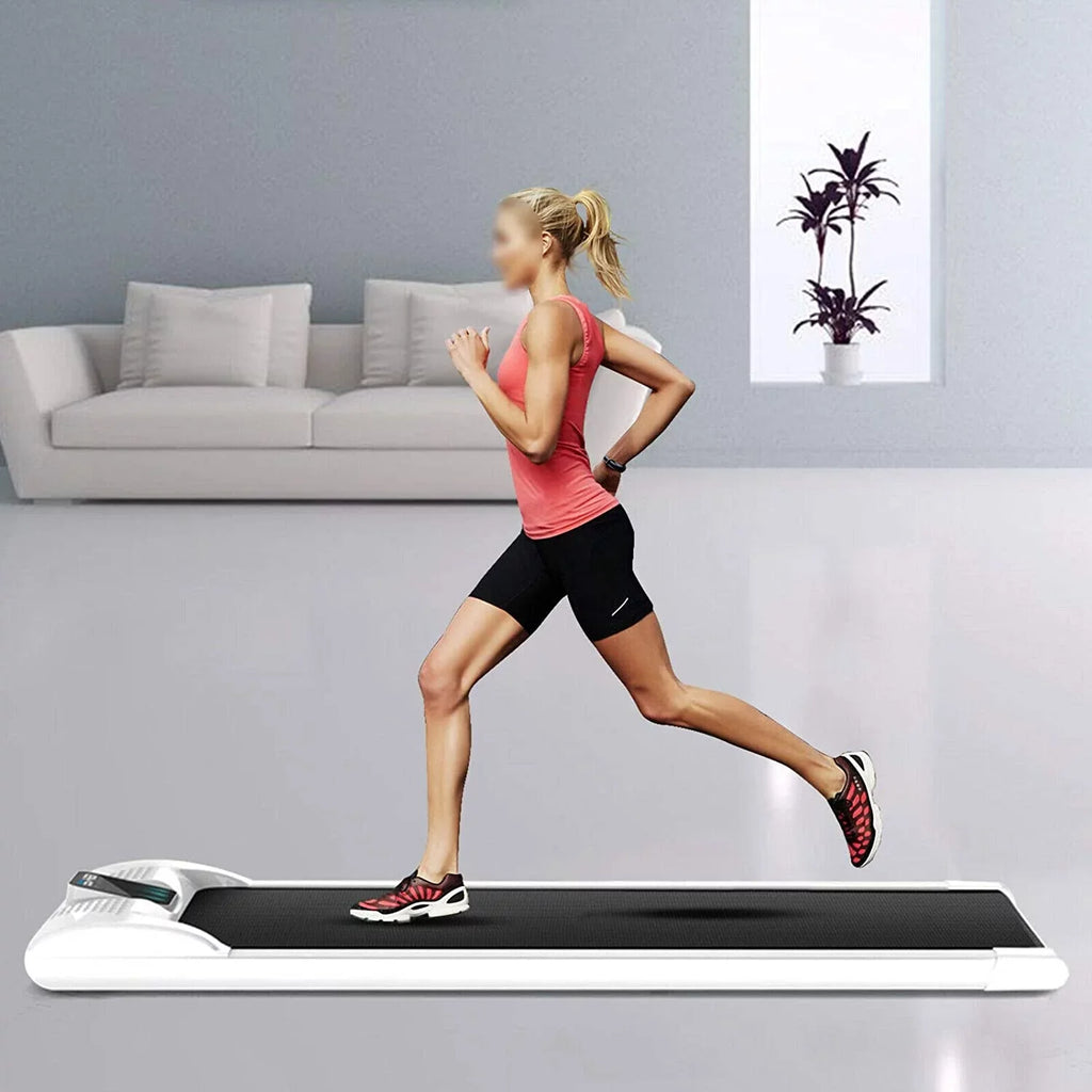 Miumaeov Machine Portable Fitness Treadmill Office Home Pad Walking Mute Running Electric