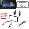 Installation Kit with Mounting Pioneer KIT2587 Frontier Stereo for Kit Bundle - Touchscreen, Din Car Camera, Bluetooth 2009-2013 Backup Multimedia / DVD Dash Double and