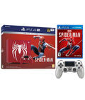 Pro Extra Controller Amazing Wireless Edition Blue Marvel\'s Dualshock Console and Midnight 1TB Limited PlayStation Spider-Man Red Bundle 4