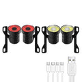 Rechargeable Rear Andoer Front with Skateboard and USB Charging Set 4-in-1 Longboard Cable Skateboard