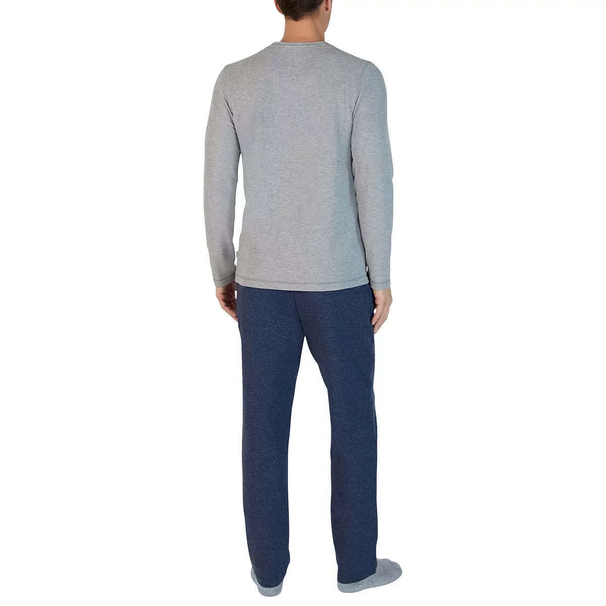 Set, Eddie Men’s Sleepwear XL Lounge & Bottom Top Pajama Bauer Gray/Blue,