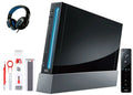 Gaming Black Console BOLT Bundle Like Kit Nintendo Cleaning + Wii Headset New) AXTION (Refurbished: Pre-Owned
