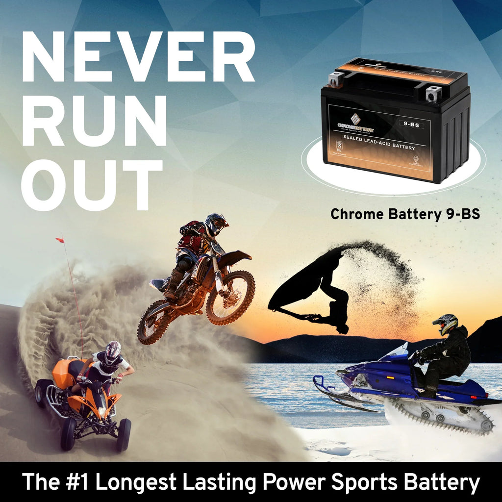 Battery Atv Suzuki for Lt-Z400 Quadsport Ytx9-Bs Chrome 400Cc Battery 2004