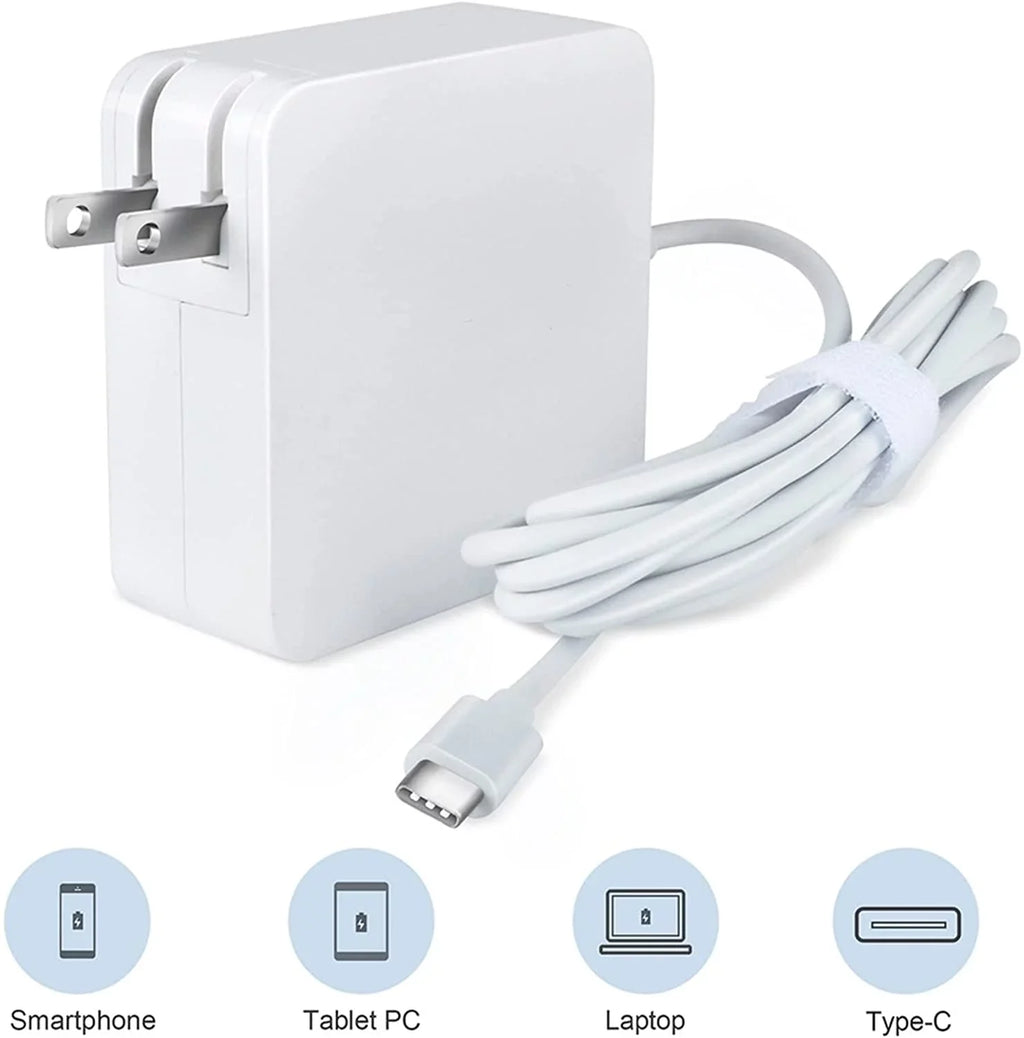 ThinkPad K-MAINS AC White 20HW Gen) USB-C Lenovo 5ft Chromebook Replacement Type-C 20HY Yoga 11e (4th for Adapter 65W Charger